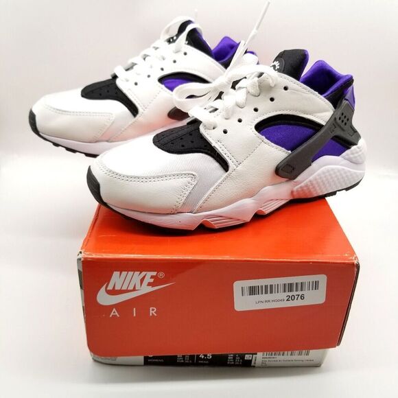 Nike Women Air Huarache Running Shoes Hyper Grape Size 6 Sneakers - Picture 1 of 7